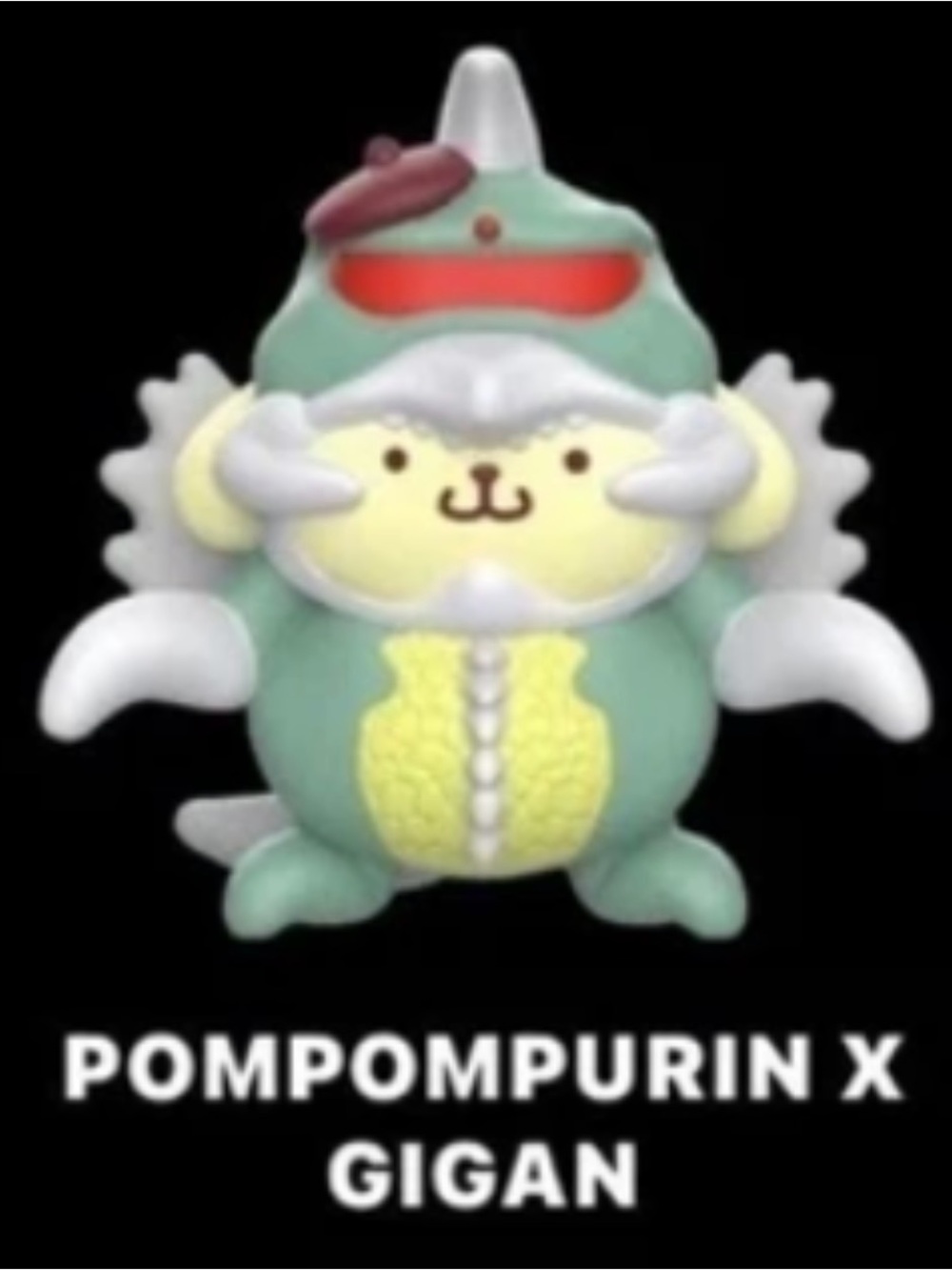 McDonald’s Pompompurin Gigan collectible happy meal toy #4 Hello Kitty Godzilla